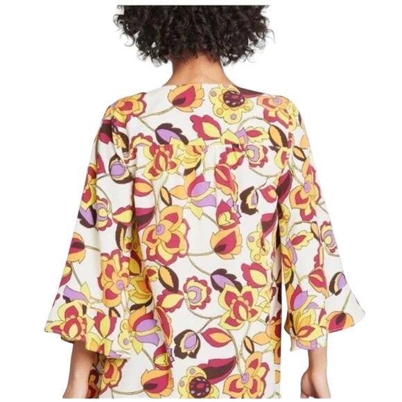 ModCloth Certainly Styled Floral Retro Cream Kimono - Picture 3 of 11